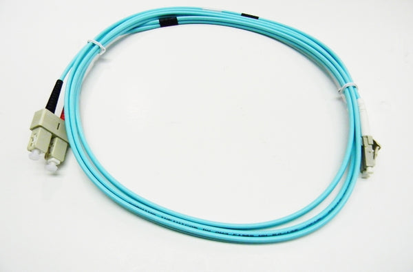 Datcom Realm LC/SC OM3 MM 3mm fiber patch cord x 7ft