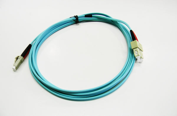 Datcom Realm LC/SC OM3 MM 3mm fiber patch cord x 10ft