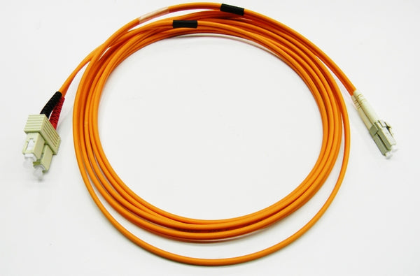 Datcom Realm LC/SC OM2 MM 3mm fiber patch cord x 5ft