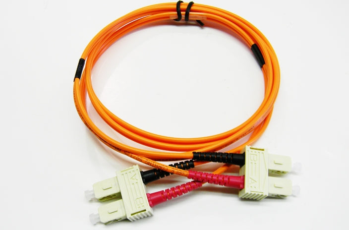 Datcom Realm SC/SC OM2 MM 3mm fiber patch cord x 10ft