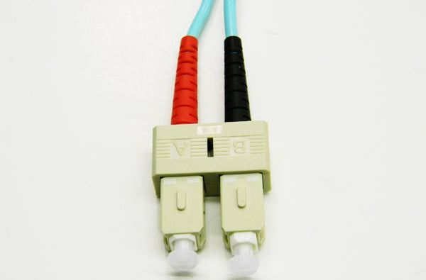 Datcom Realm SC/SC OM3 MM 3mm fiber patch cord x 10ft