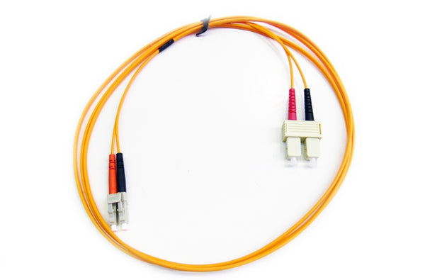 Datcom Realm LC/SC OM1 MM 2mm fiber patch cord x 7ft