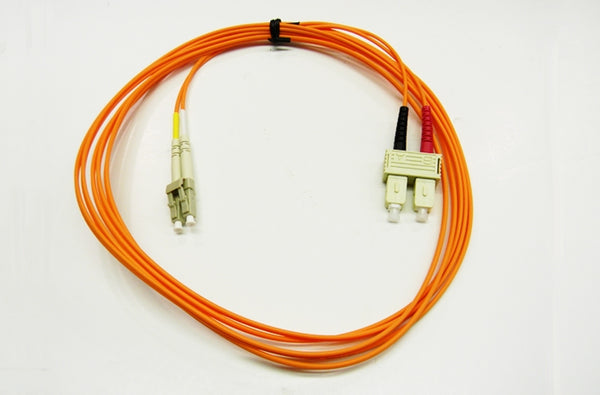 Datcom Realm LC/SC OM1 MM 2mm fiber patch cord x 10ft