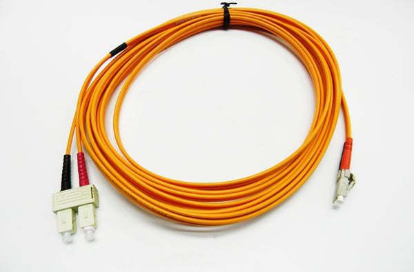 Datcom Assured LC/SC OM1 MM 3mm fiber patch cord x 7ft