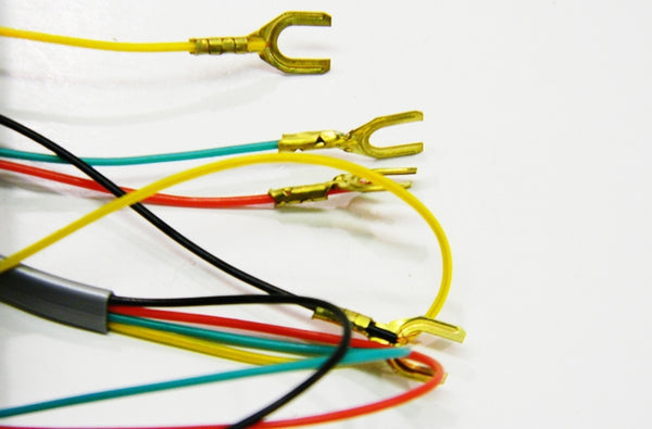 Datcom Realm RJ11 to 4 spade lugs line cord assembly x 7 ft