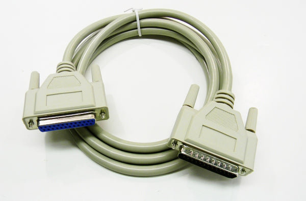 Datcom Realm DB25 m/f cable assembly x 6 feet