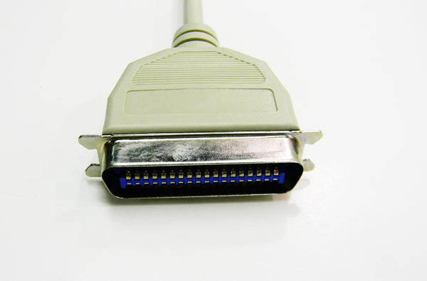 Datcom Realm DB25 to 36 pin Centronics m/m cable assembly x 25 ft