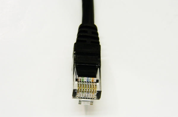 Datcom Assured outdoor Ethernet Cat6 black patch cable x 50 feet