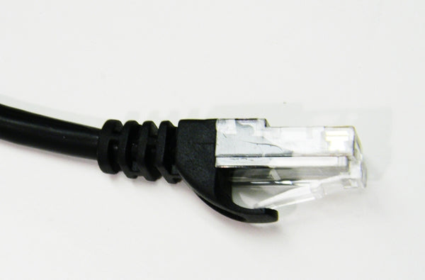 Datcom Realm Ethernet Cat6 black patch cable x 25 feet