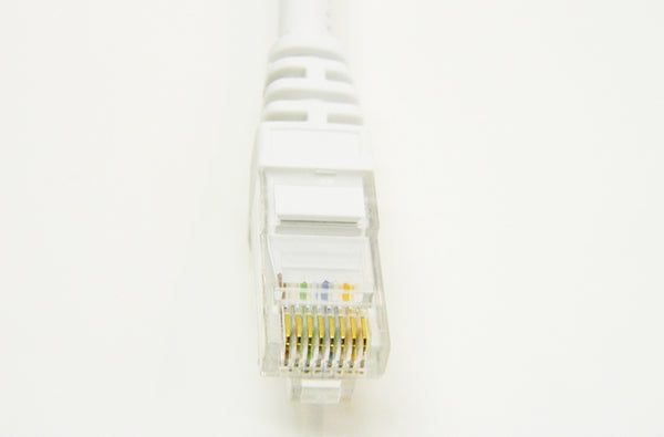 Datcom Realm Ethernet Cat5e white patch cable x 6 feet