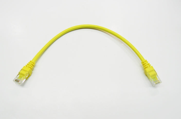 Datcom Realm Ethernet Cat5e yellow patch cable x 1 foot