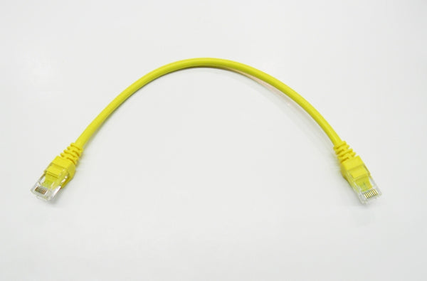 Datcom Realm Ethernet Cat5e yellow patch cable x 1 foot