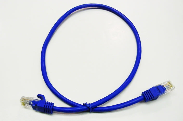 Datcom Realm Ethernet Cat5e blue patch cable x 4 feet
