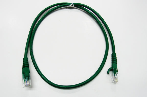 Datcom Realm Ethernet Cat5e green patch cable x 3 feet