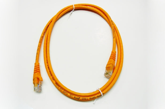 Datcom Realm Ethernet Cat5e orange patch cable x 1 foot