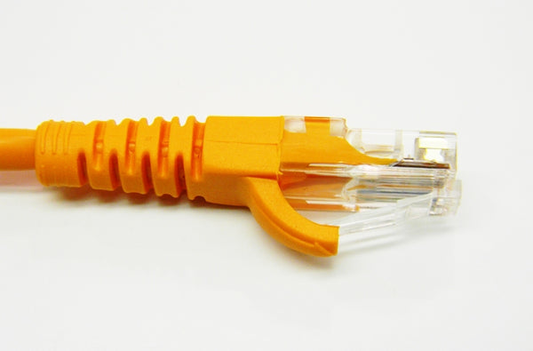 Datcom Realm Ethernet Cat5e orange patch cable x 35 feet