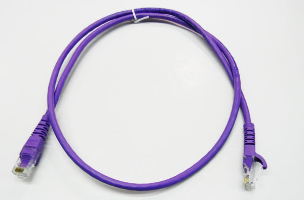 Datcom Realm Ethernet Cat5e purple patch cable x 3 feet