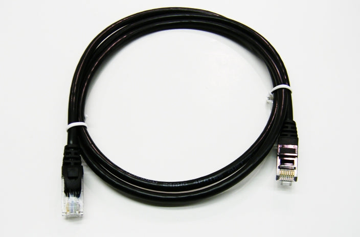 Datcom Realm Ethernet Cat5e black patch cable x 4 feet