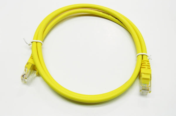Datcom Realm Ethernet Cat5e yellow patch cable x 4 feet