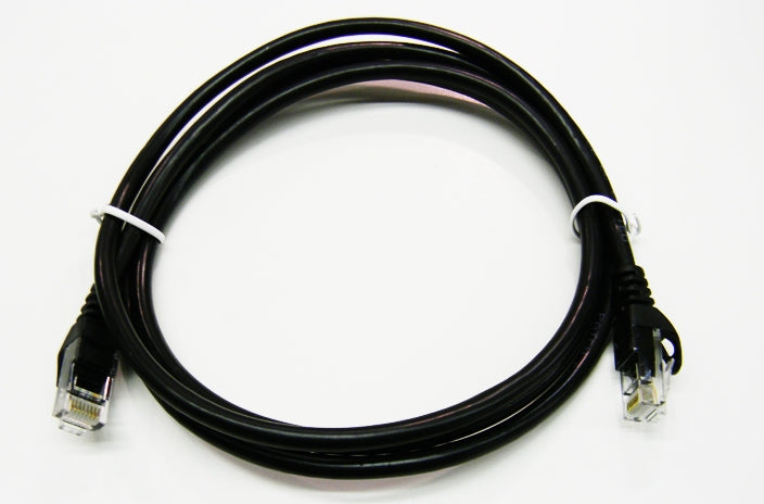 Datcom Realm Ethernet Cat5e black patch cable x 5 feet