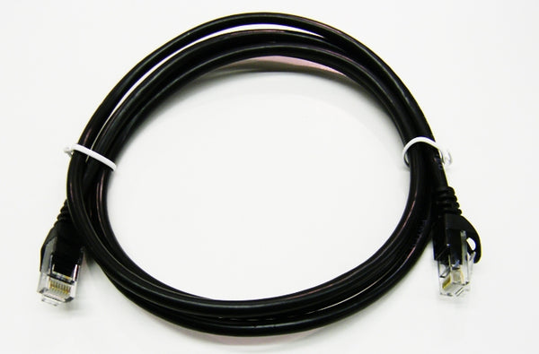 Datcom Realm Ethernet Cat5e black patch cable x 5 feet