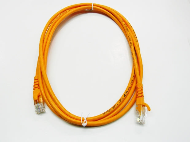 Datcom Realm Ethernet Cat5e orange patch cable x 6 feet