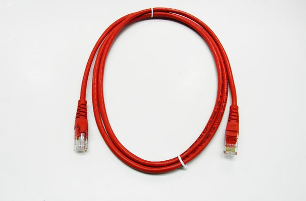 Datcom Realm Ethernet Cat5e red patch cable x 5 feet
