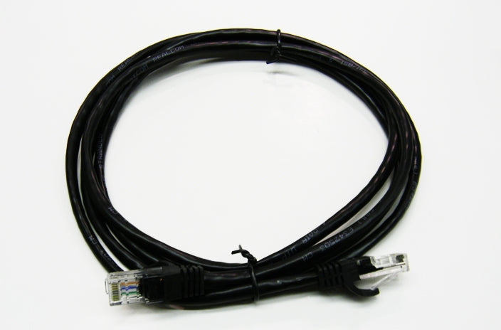 Datcom Realm Ethernet Cat5e black patch cable x 6 feet