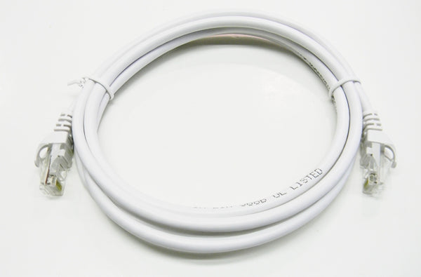 Datcom Realm Ethernet Cat5e white patch cable x 6 feet