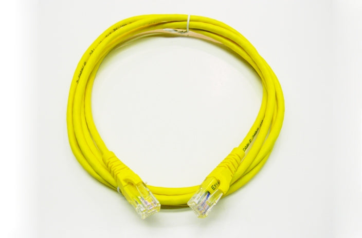 Datcom Realm Ethernet Cat5e yellow patch cable x 6 feet