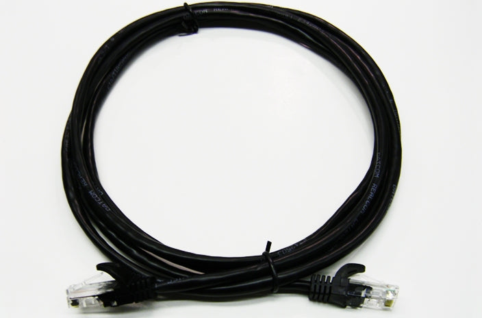 Datcom Realm Ethernet Cat5e black patch cable x 7 feet