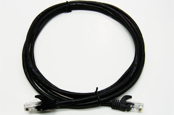 Datcom Realm Ethernet Cat5e black patch cable x 7 feet