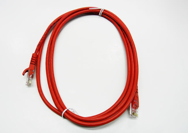 Datcom Realm Ethernet Cat5e red patch cable x 7 feet