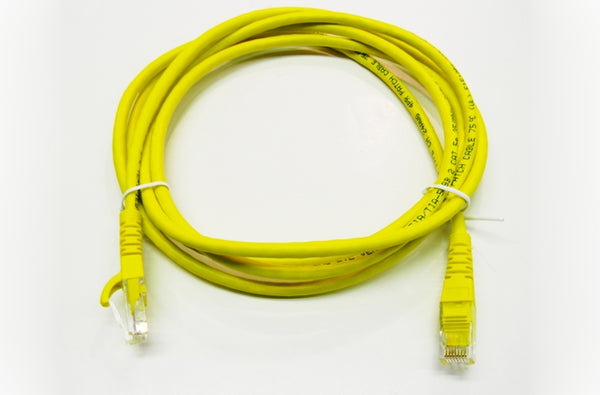 Datcom Realm Ethernet Cat5e yellow patch cable x 7 feet