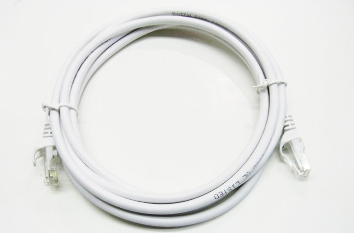 Datcom Realm Ethernet Cat5e white patch cable x 12 feet