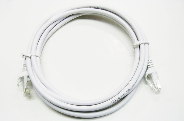 Datcom Realm Ethernet Cat5e white patch cable x 10 feet