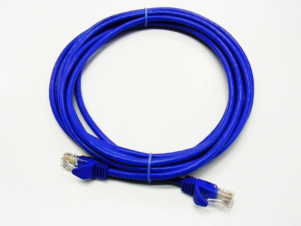 Datcom Realm Ethernet Cat5e blue patch cable x 10 feet