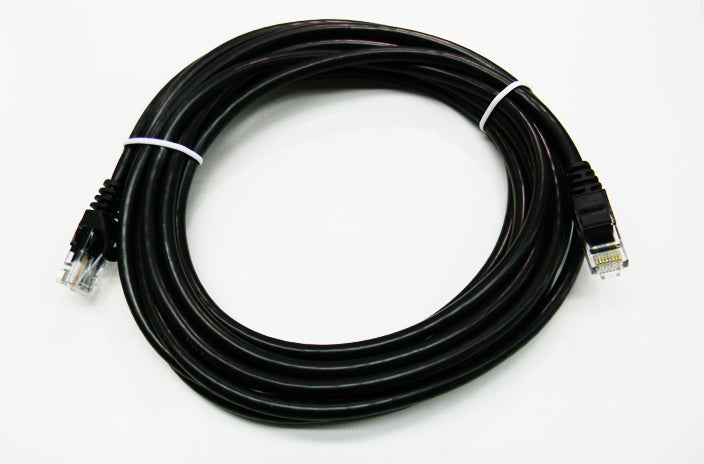 Datcom Realm Ethernet Cat5e black patch cable x 15 feet