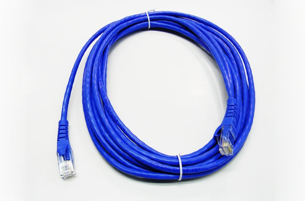 Datcom Realm Ethernet Cat5e blue patch cable x 15 feet