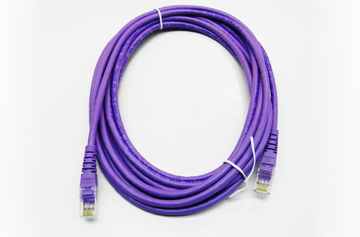 Datcom Realm Ethernet Cat5e purple patch cable x 15 feet