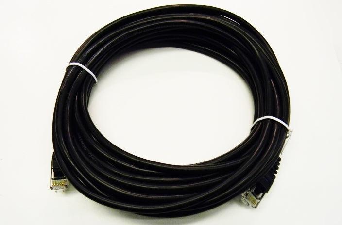 Datcom Realm Ethernet Cat5e black patch cable x 100 feet