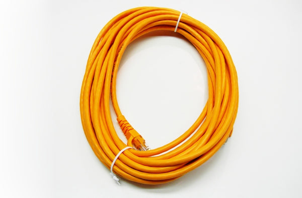 Datcom Realm Ethernet Cat5e orange patch cable x 10 feet