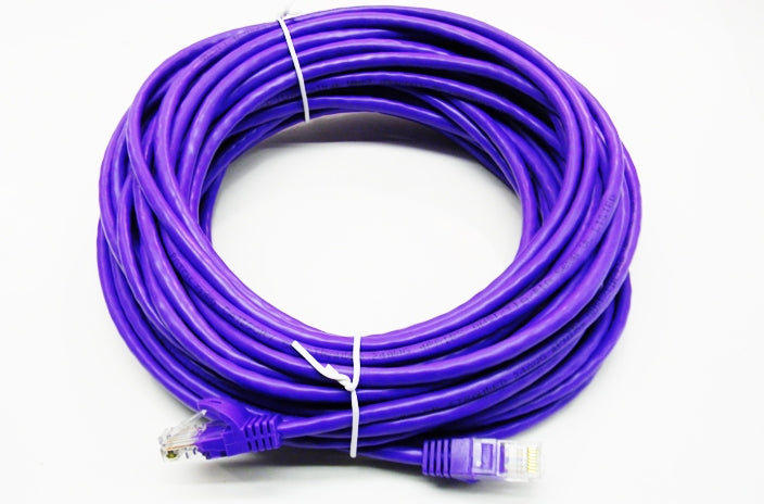 Datcom Realm Ethernet Cat5e purple patch cable x 50 feet