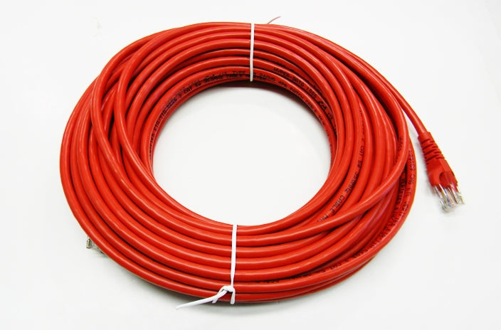 Datcom Realm Ethernet Cat5e red patch cable x 50 feet