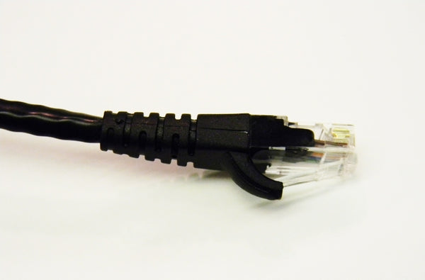 Datcom Realm Ethernet Cat6 black patch cable x 15 feet