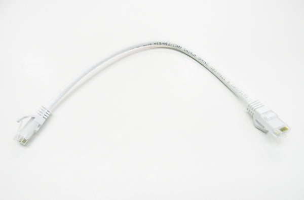 Datcom Realm Ethernet Cat6 white patch cable x 1.5 foot