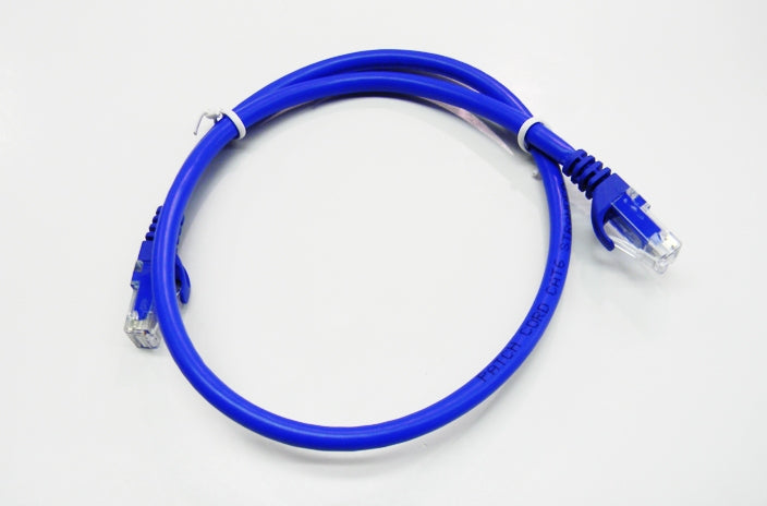 Datcom Realm Ethernet Cat6 blue patch cable x 6 inches