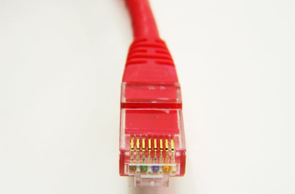 Datcom Realm Ethernet Cat6 red patch cable x 15 feet