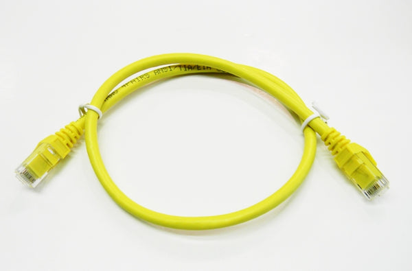 Datcom Realm Ethernet Cat6 yellow patch cable x 1.5 foot