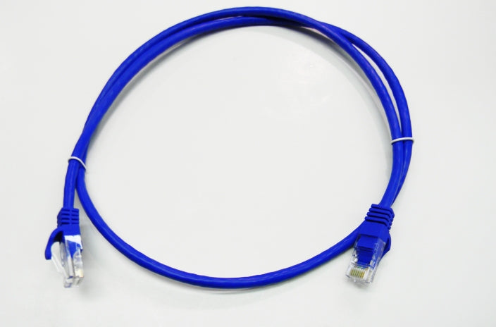 Datcom Realm Ethernet Cat6 blue patch cable x 3 feet